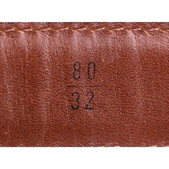 Dooney & Bourke BROWN GENUINE LEATHER 1"Wd CASUAL DRESS MEN'S BELT Sz 32/80 (t42 - Picture 8 of 14